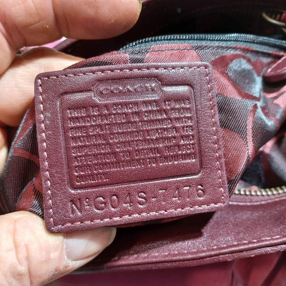 Coach suede satchel and wristlet - Picture 10 of 13